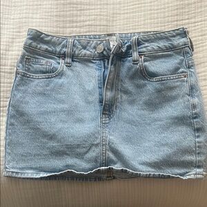 PacSun Light Blue Denim Mini Skirt